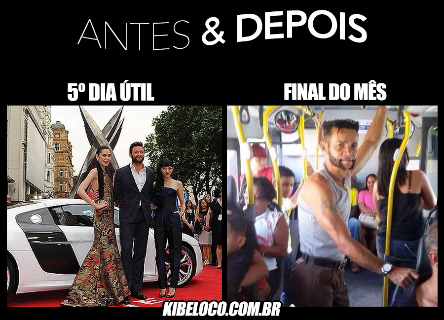 Antes e depois - 5 dia útil VS Final do mês