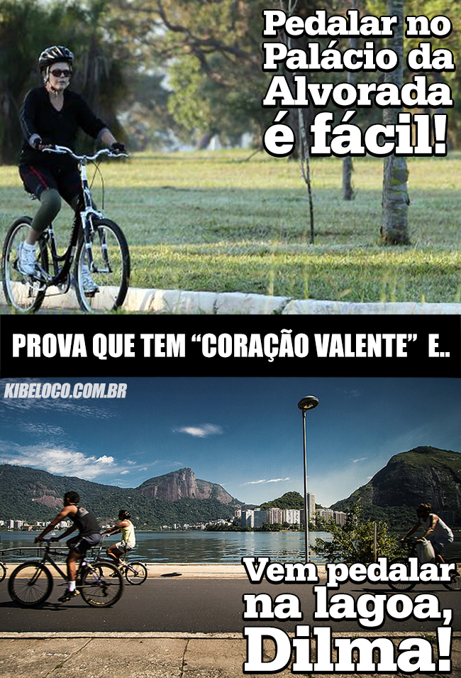 Pedalar no Palácio da Alvorada é mole!!