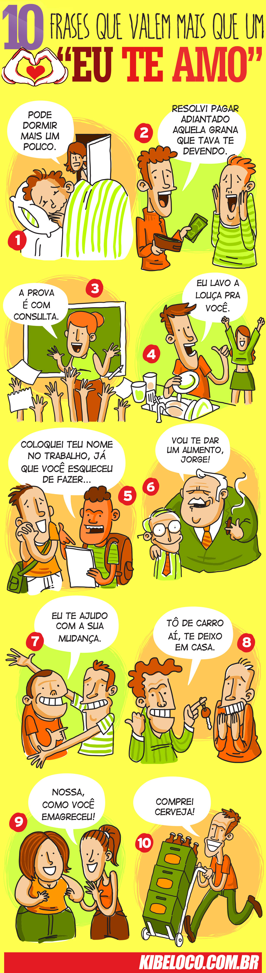 Top Kibe Loco - palavras que valem mais que "eu te amo".