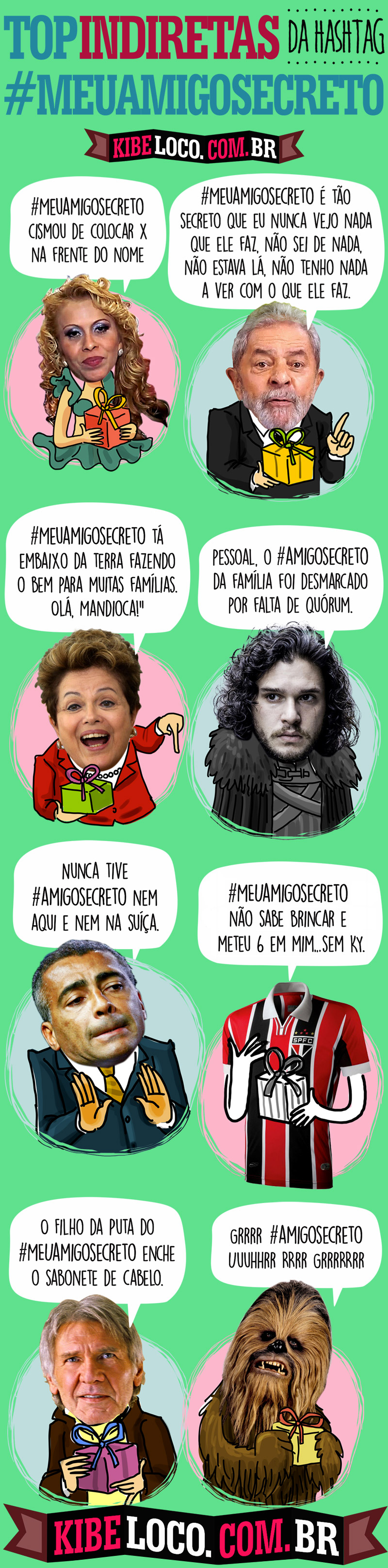 TOP INDIRETAS DO #MEUAMIGOSECRETO