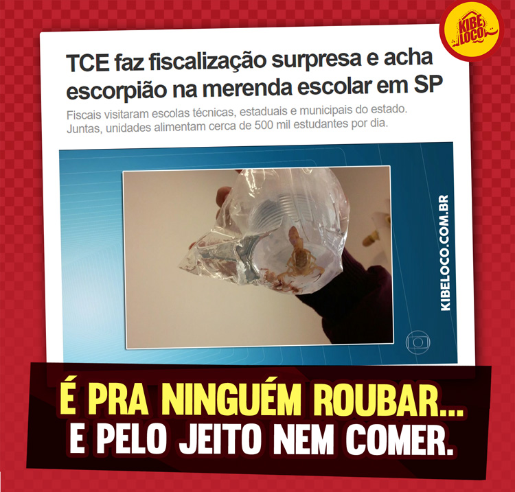 ESCORPIÃO-NA-MERENDA